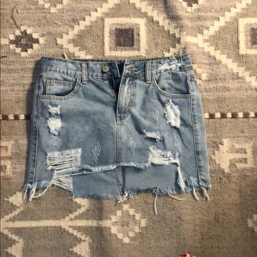 Jean skirt